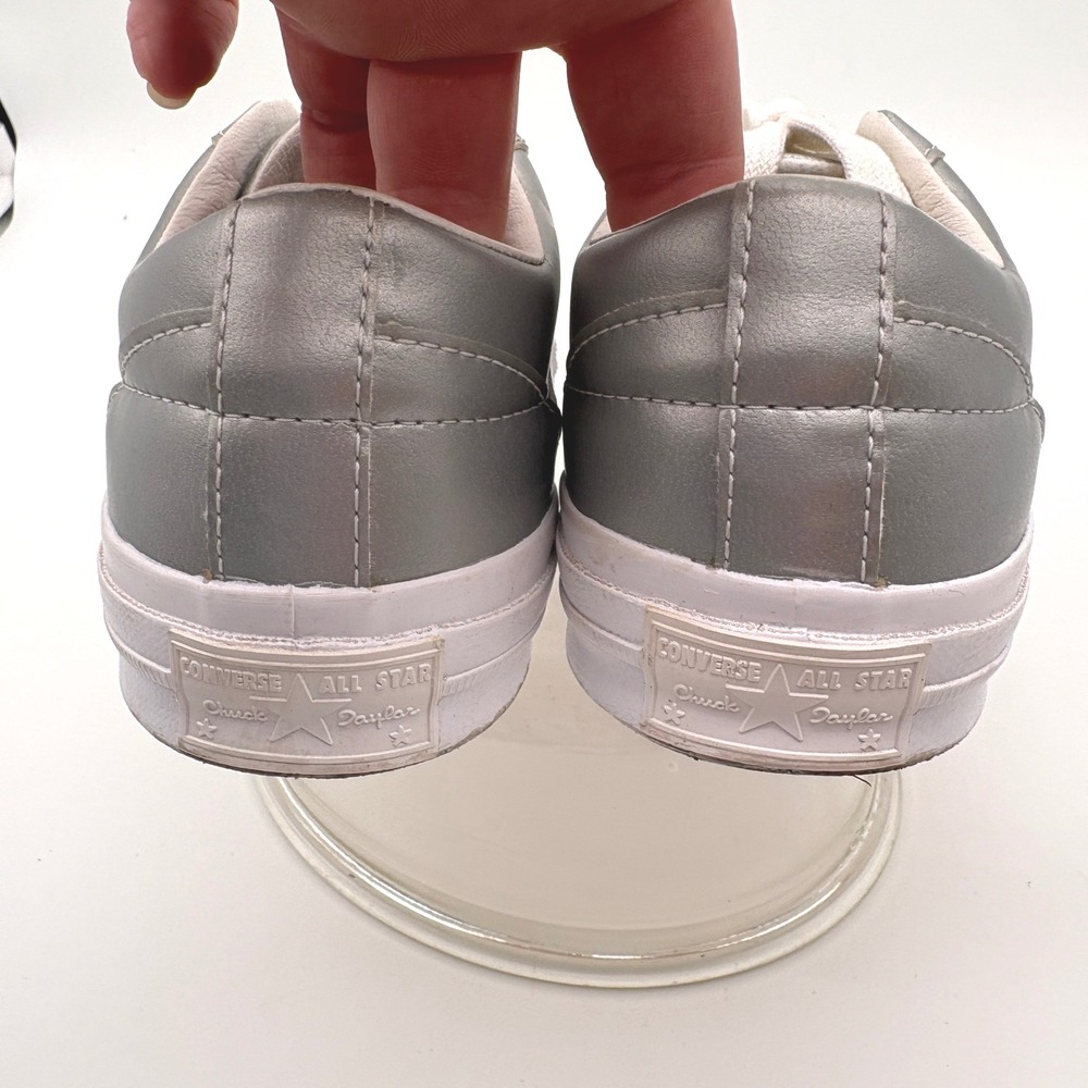 Converse Golf Le Fleur One Star Metallic Silver Sneakers‎ Tyler The Creator W 6 - Picture 6 of 12